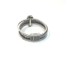 Oval Silver Slider and Magnet