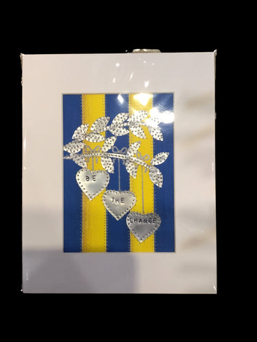 Be The Change Matted Collage