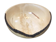 #254-Box Elder partial natural edge bowl