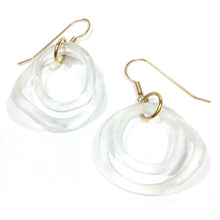 Double Wave Gold Earring