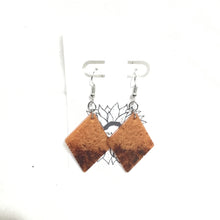 Medium Wood and Epoxy Earrings