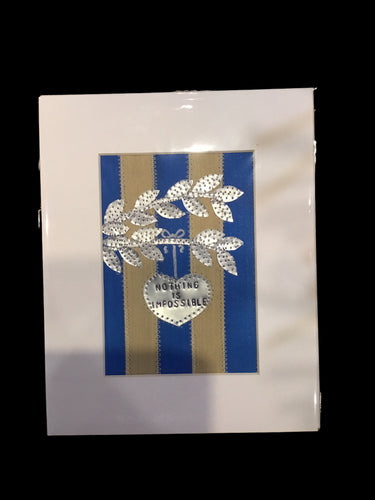 Nothing Is Impossible Matted Collage