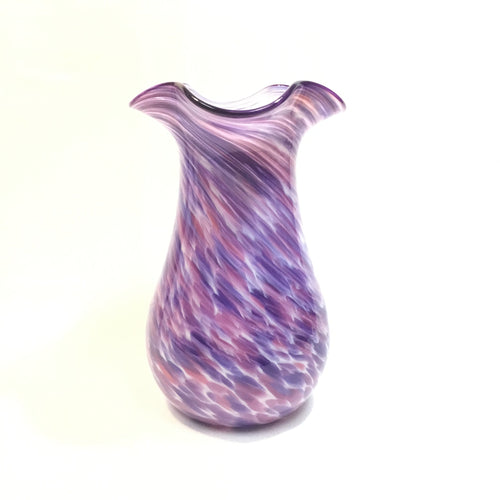 Blown Glass Vase, large - Purple