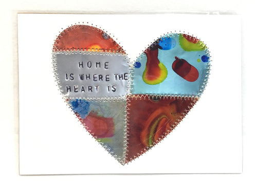 Inspirational Heart Collage Card