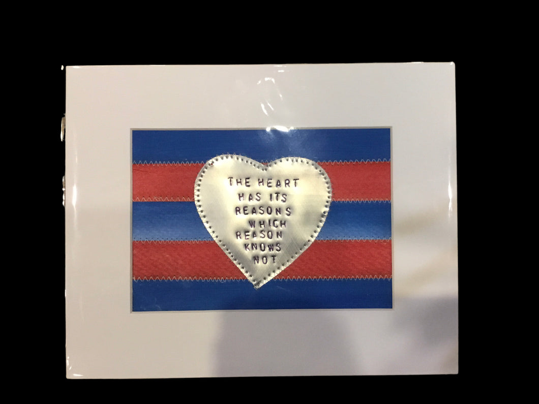 Heart Has Its Reasons Matted Collage (horizontal)