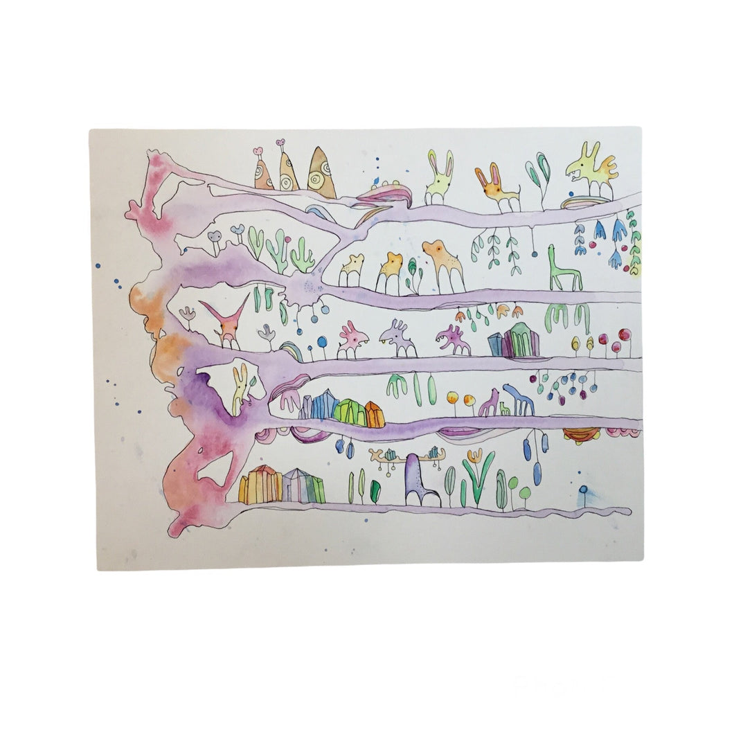 Crystal Caverns Painting