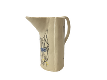 Blue Bird in Field Pitcher