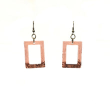 Medium Wood and Epoxy Earrings