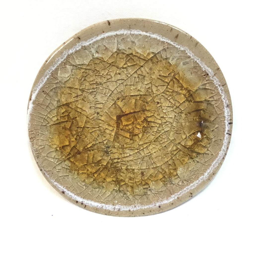 Amber Coaster/Spoon Rest