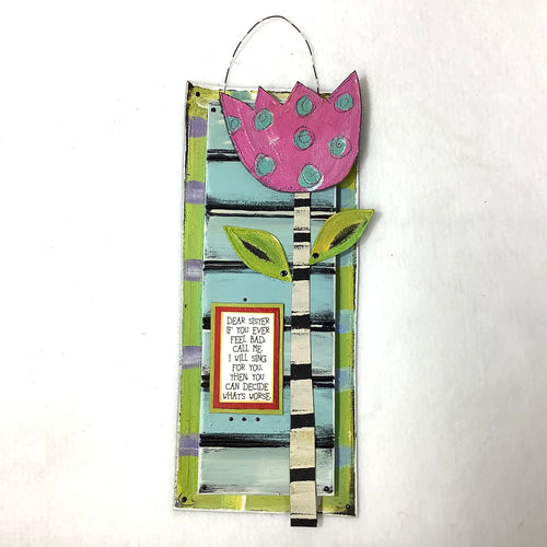 Hanging Plaque - Dear Sister