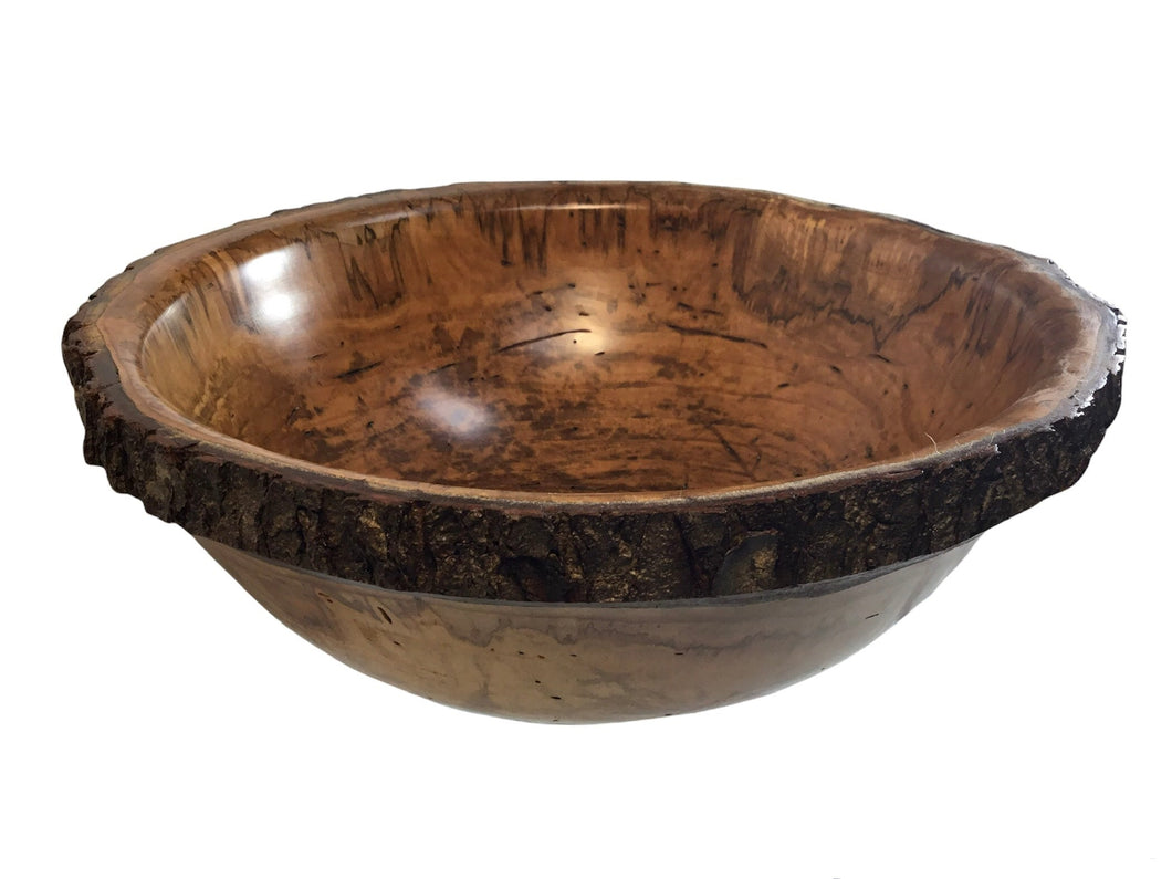 #218 Large Maple natural edge bowl