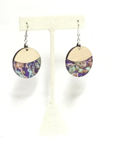 Funky Round Earrings