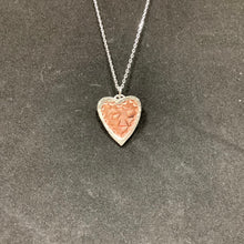 Heart pendant, Copper and Sterling