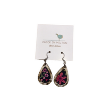 Teardrop Multi Lace Border Earrings