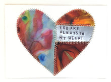 Inspirational Heart Collage Card