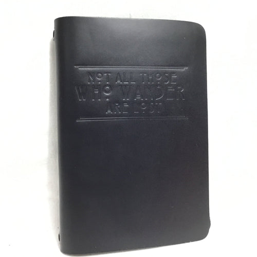 Black Leather Journal (Large)