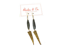 Leather and Bones earrings