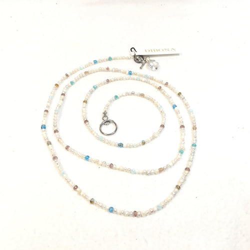 Long Necklace with Pearls