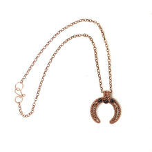 Crescent Moon Copper Necklace