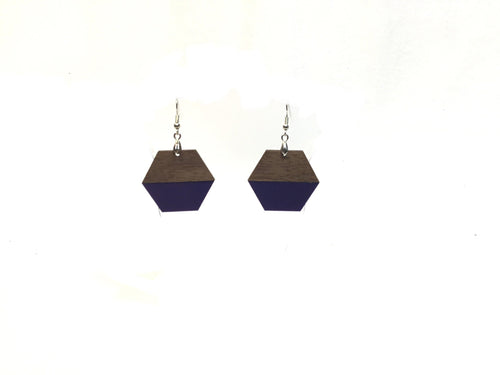 Hexagon dangle Earrings