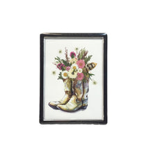 Boots with florals Magnets