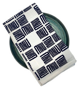 Geometric Print Tea Towel