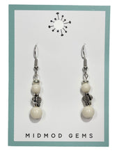 Turtle Beaded Drop Earrings