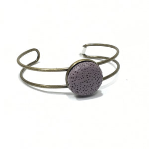 Lava Diffuser Bracelet - Double Wire (Bronze)
