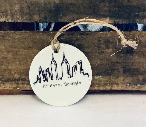 Flat Atlanta Ornament