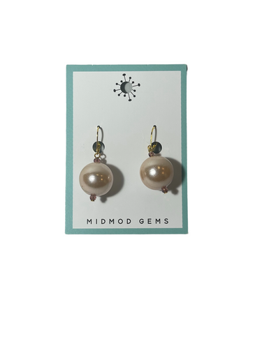 Large Ball Beaded Earrings