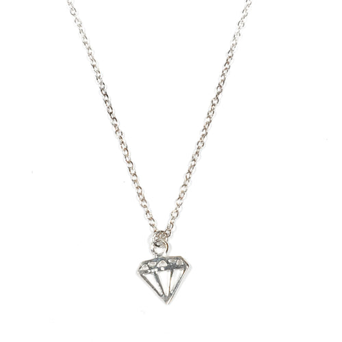 Diamond Necklace - Sterling Silver