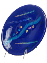 Blue Plate w/ Dichroic Inclusions