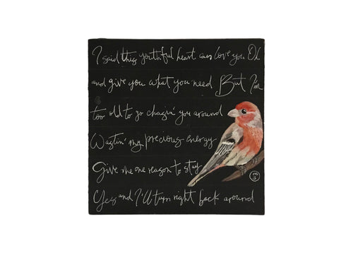 Tracy Chapman/Purple finch