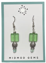 Fish Beaded Drop Earrings