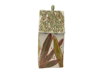 Square Tall Birdhouse Leaf