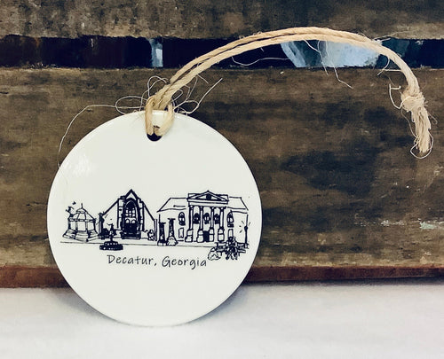 Flat Decatur Ornament