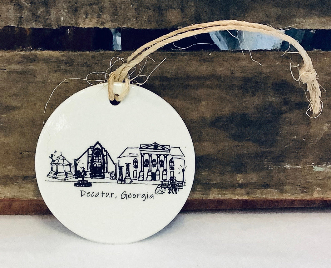 Flat Decatur Ornament