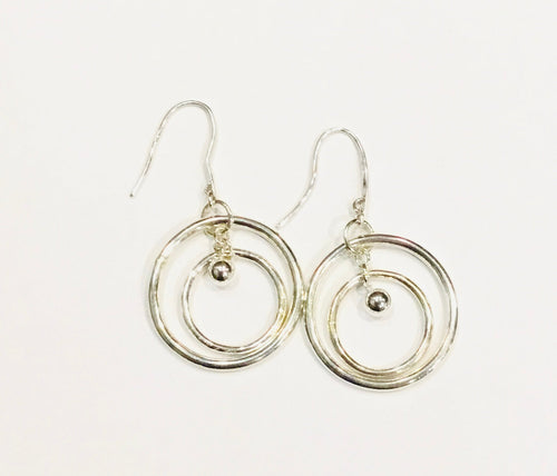 Double Orbit and Planet Earrings