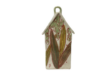 Square Tall Birdhouse Leaf