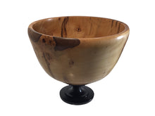 #224 Maple bowl on pedestal