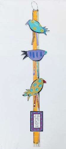 Bird Stake - We are not only sisters...