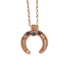 Crescent Moon Copper Necklace