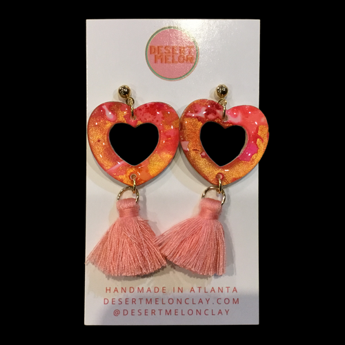 Heart Tassels
