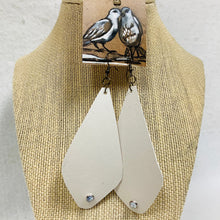 Leather Tear Drop, Leaf Shaped & Diamond Shaped Earrings
