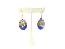 Floral Oval Earrings
