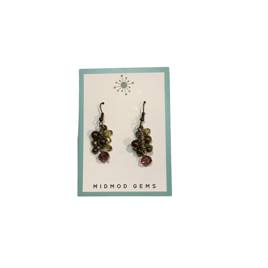 Grape Cluster Earrings