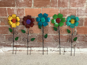 Colorful Flower Stakes