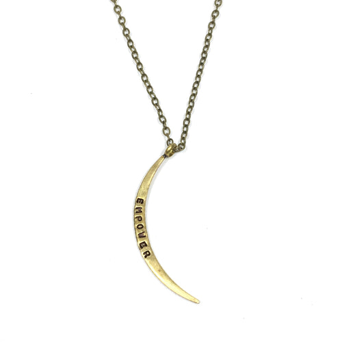 'Empower' Crescent Necklace