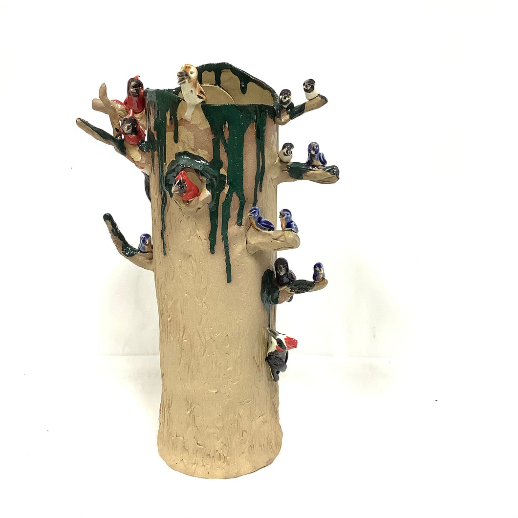 Bird Tree Vase
