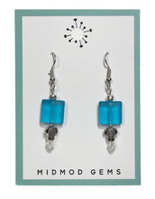 Turtle Beaded Drop Earrings